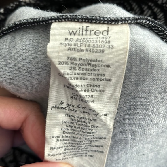 Aritzia/Wilfred Mignonne dress, Black & Gray - Picture 6 of 6